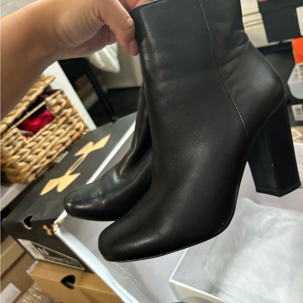 Steve Madden Pixie Black Leather Bootie - image 3